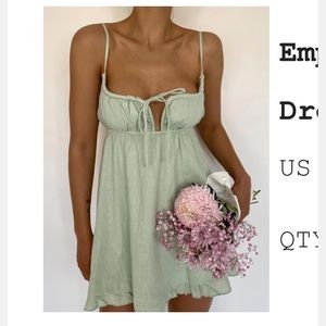 Mini Sage Dress- size 4